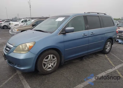 2007 Honda Odyssey Ex-L z USA, uszkodzony, nr VIN 5FNRL38677B046199